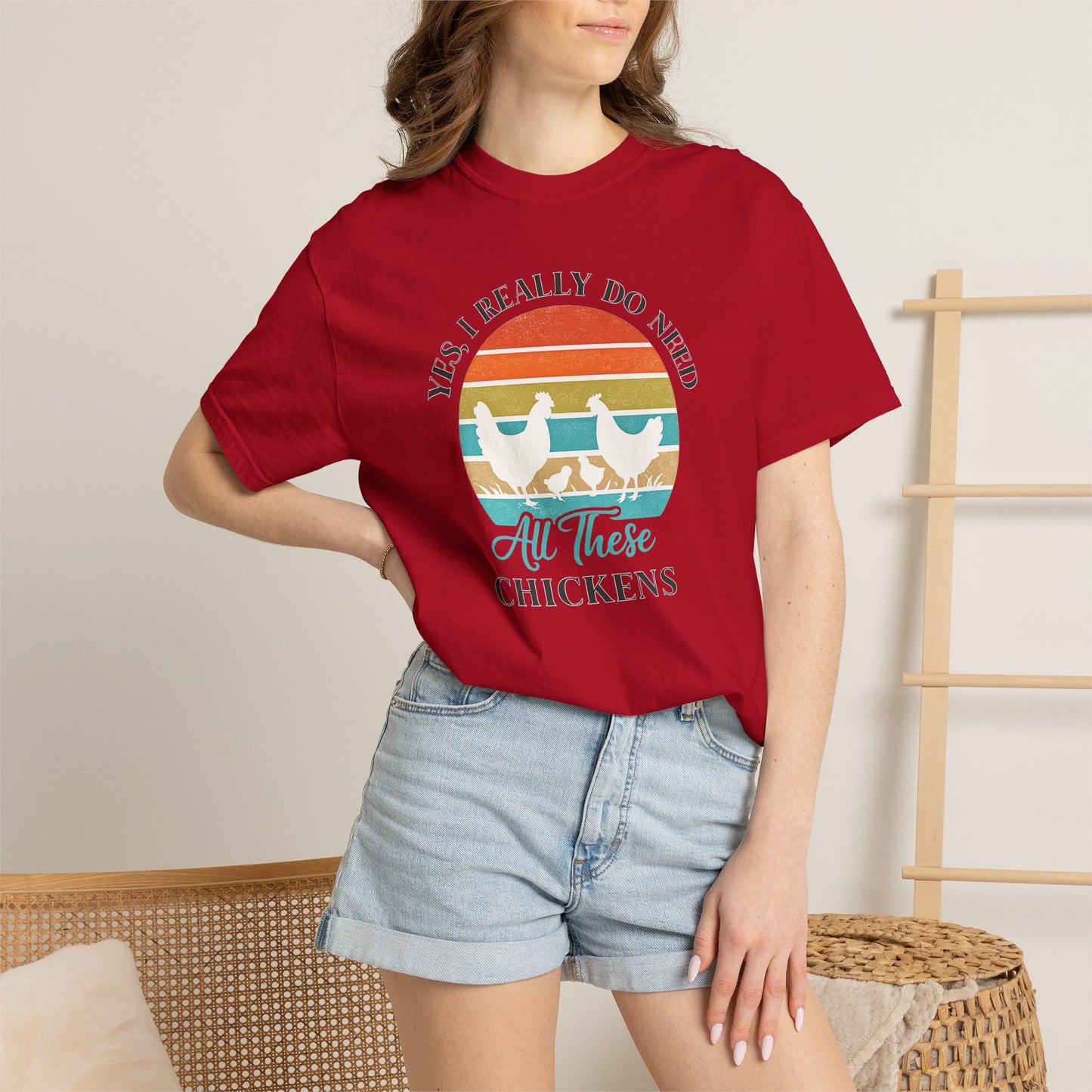 Yes I Really Do Need All These Chickens Unisex T-shirt
