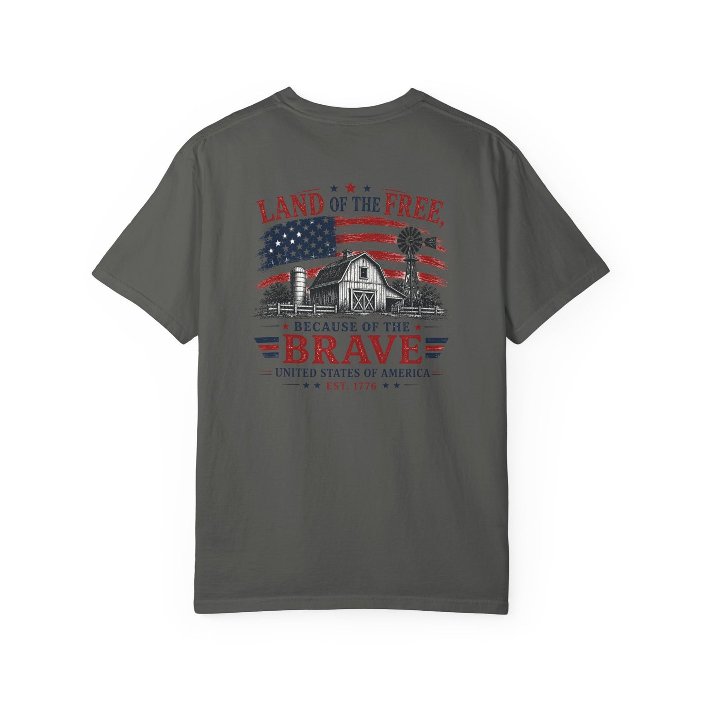 Land Of The Free Because Of The Brave T-shirt