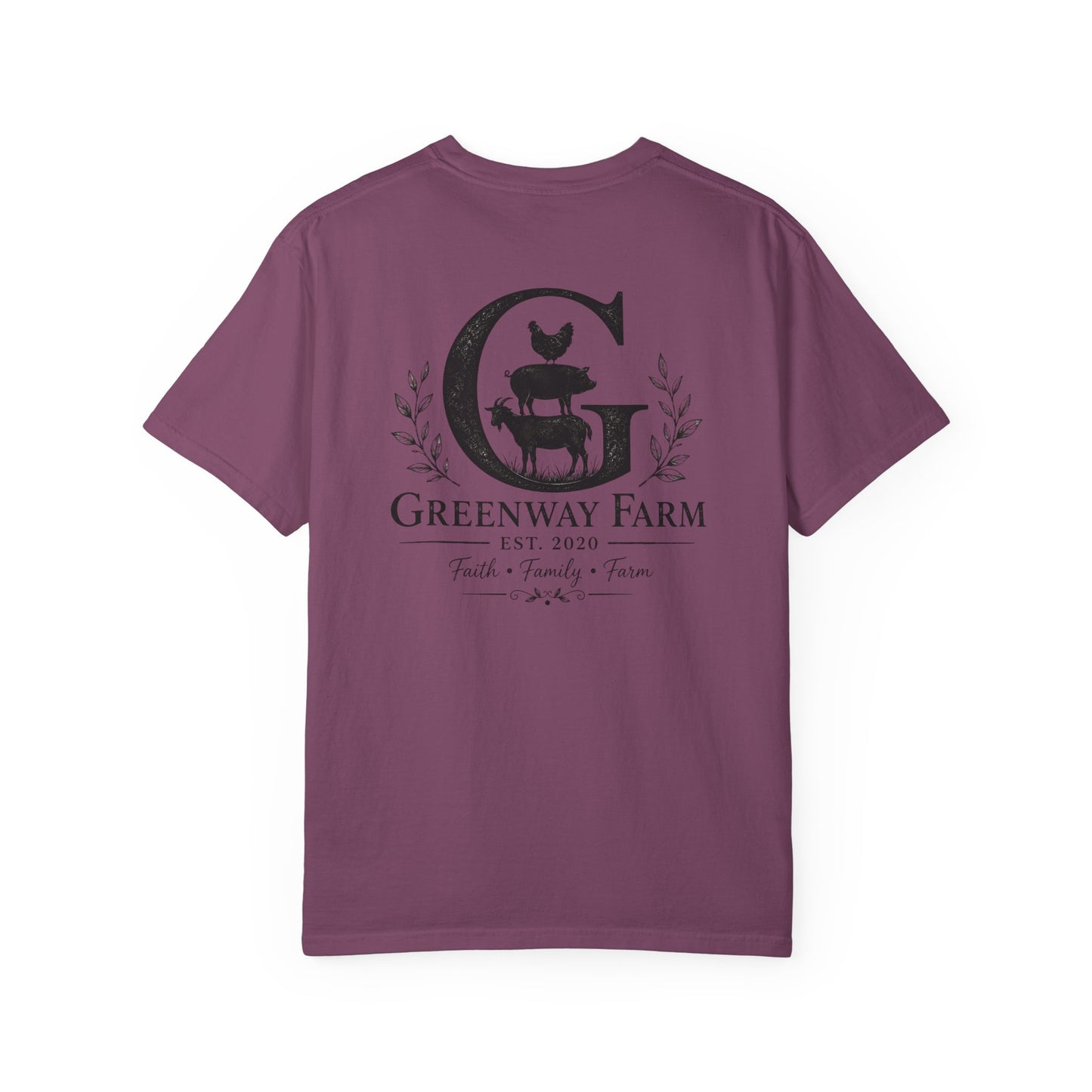 Greenway Farm-Faith, Family, Farm T-shirt