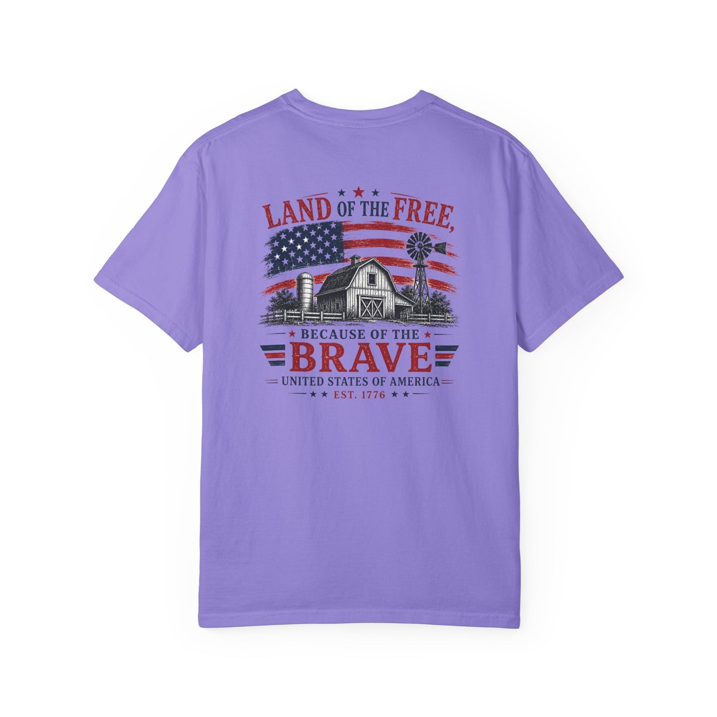 Land Of The Free Because Of The Brave T-shirt