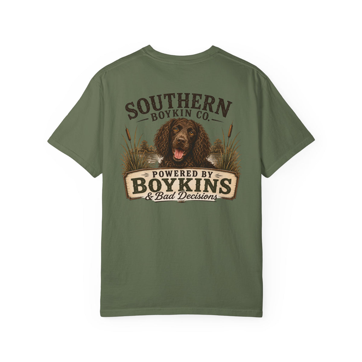 Southern Boykin Co.-Powered By Boykins & Bad Decisions T-Shirt