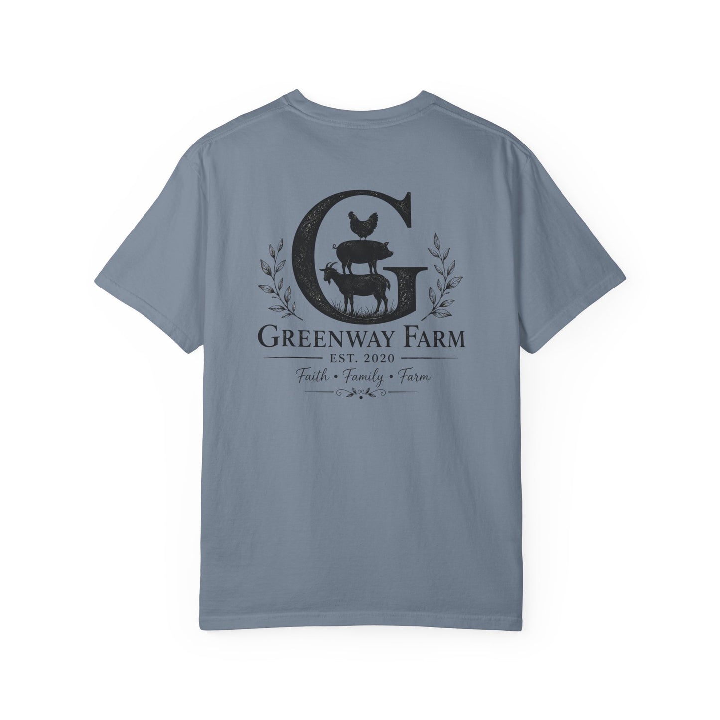 Greenway Farm-Faith, Family, Farm T-shirt
