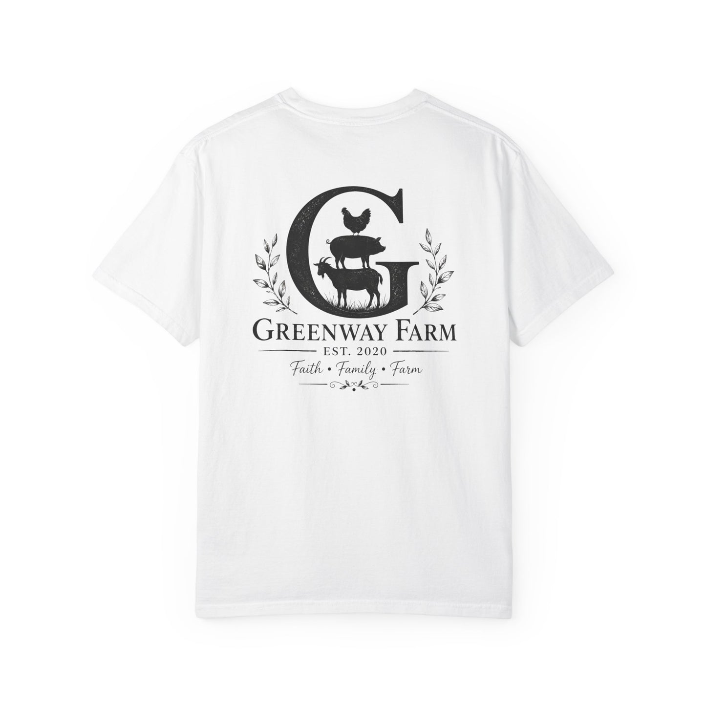 Greenway Farm-Faith, Family, Farm T-shirt