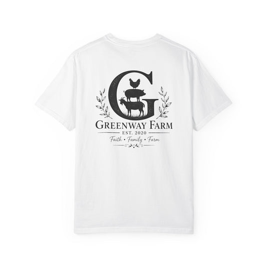 Greenway Farm-Faith, Family, Farm T-shirt