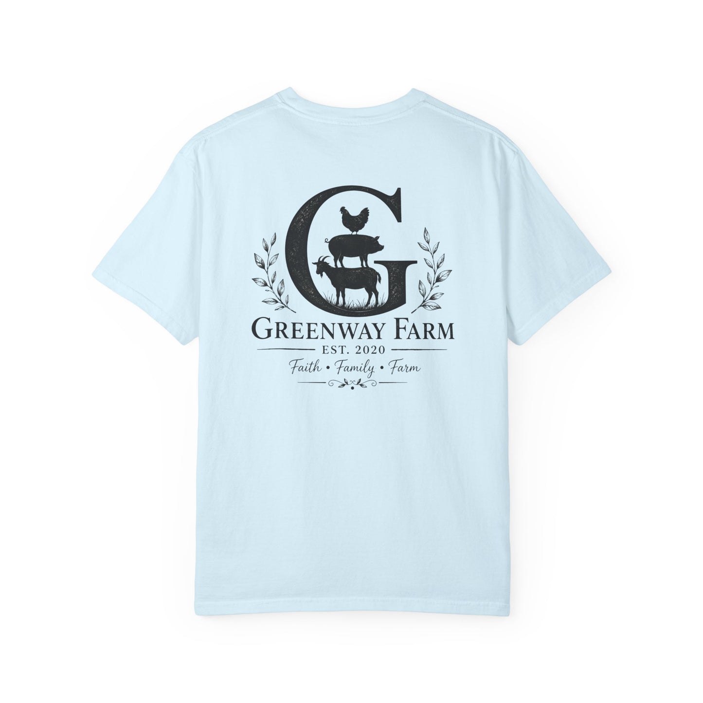 Greenway Farm-Faith, Family, Farm T-shirt
