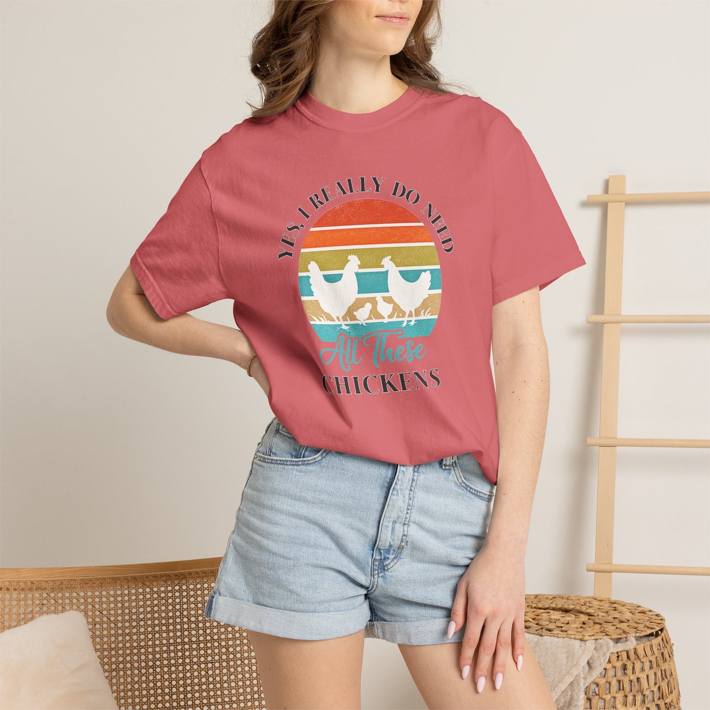 Yes I Really Do Need All These Chickens Unisex T-shirt