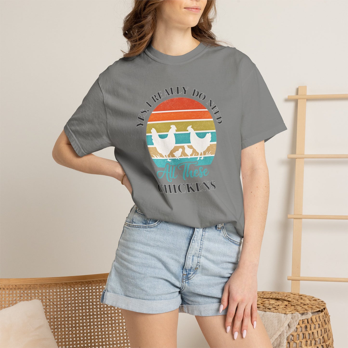 Yes I Really Do Need All These Chickens Unisex T-shirt