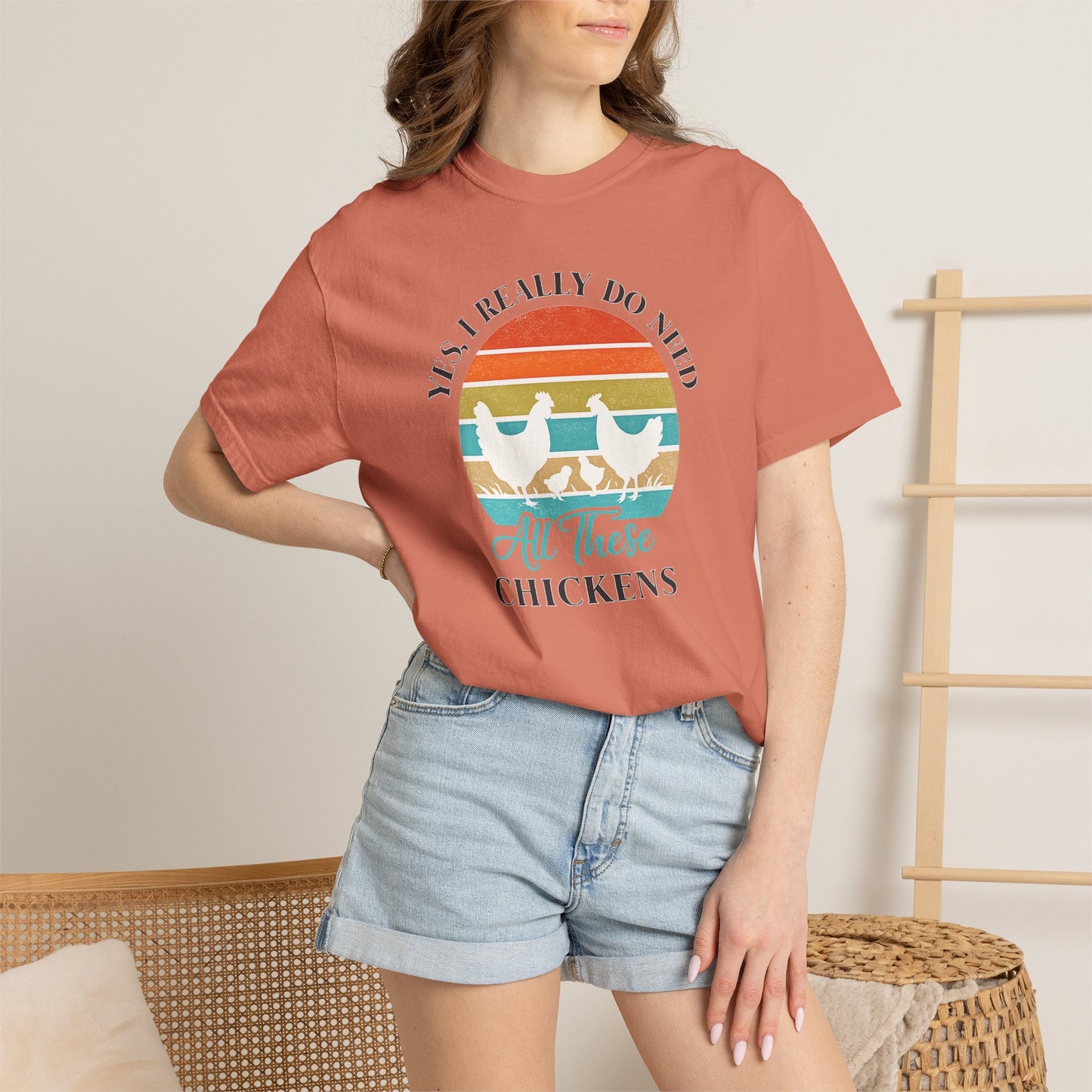 Yes I Really Do Need All These Chickens Unisex T-shirt