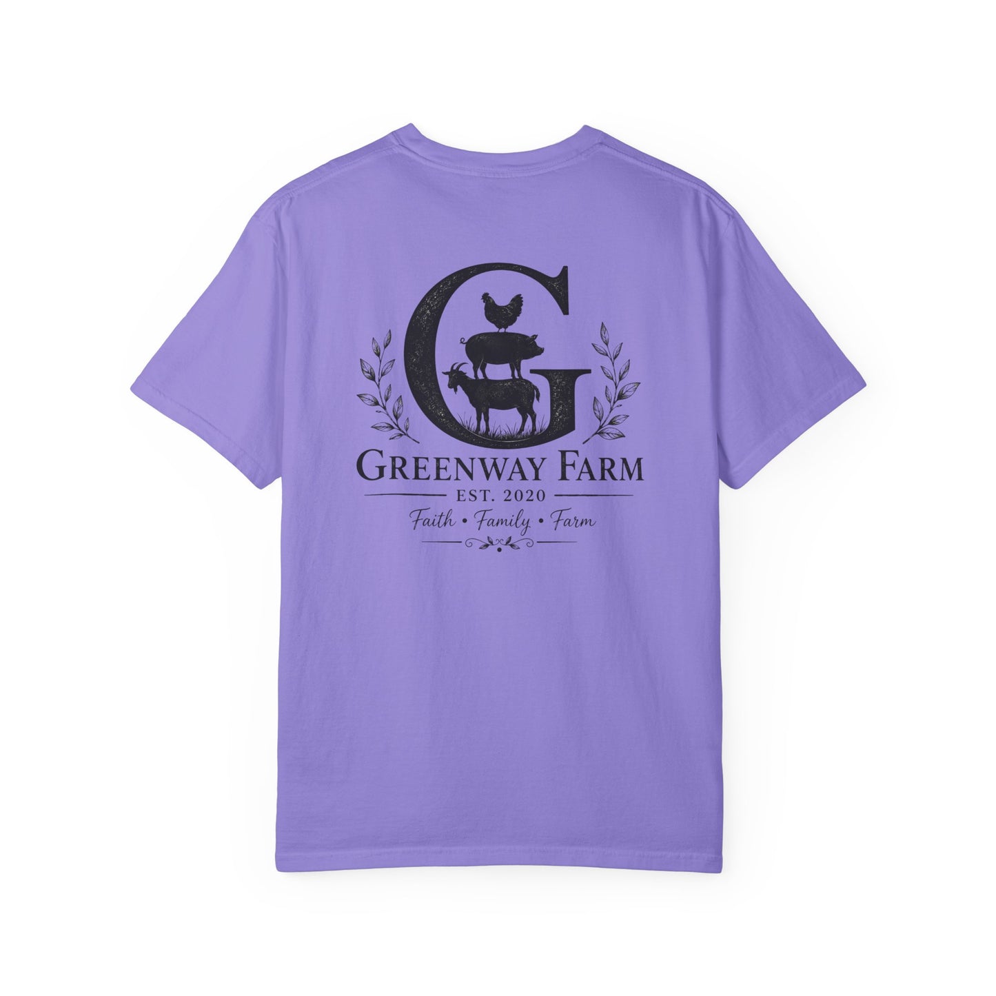 Greenway Farm-Faith, Family, Farm T-shirt