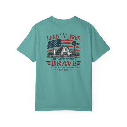 Land Of The Free Because Of The Brave T-shirt