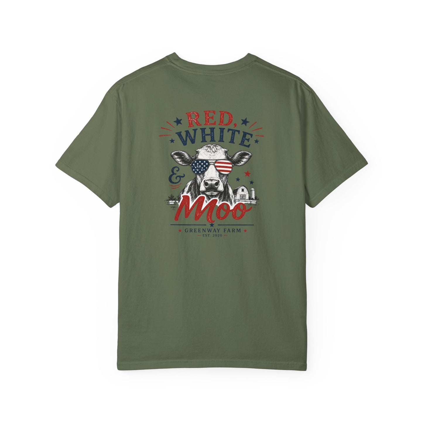 Red White & Moo T-shirt