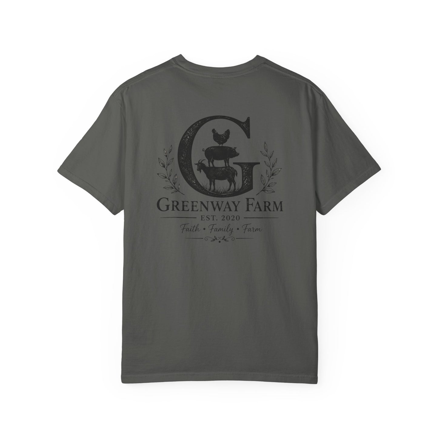 Greenway Farm-Faith, Family, Farm T-shirt