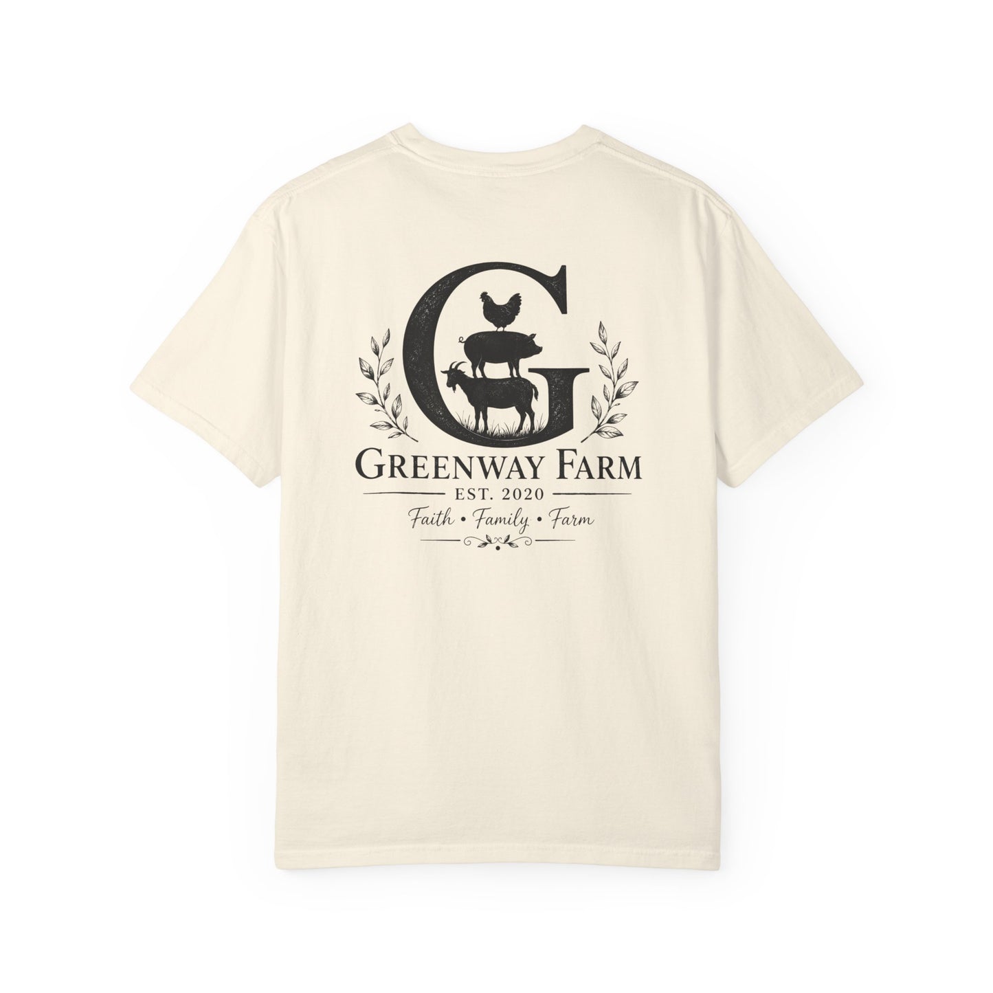 Greenway Farm-Faith, Family, Farm T-shirt