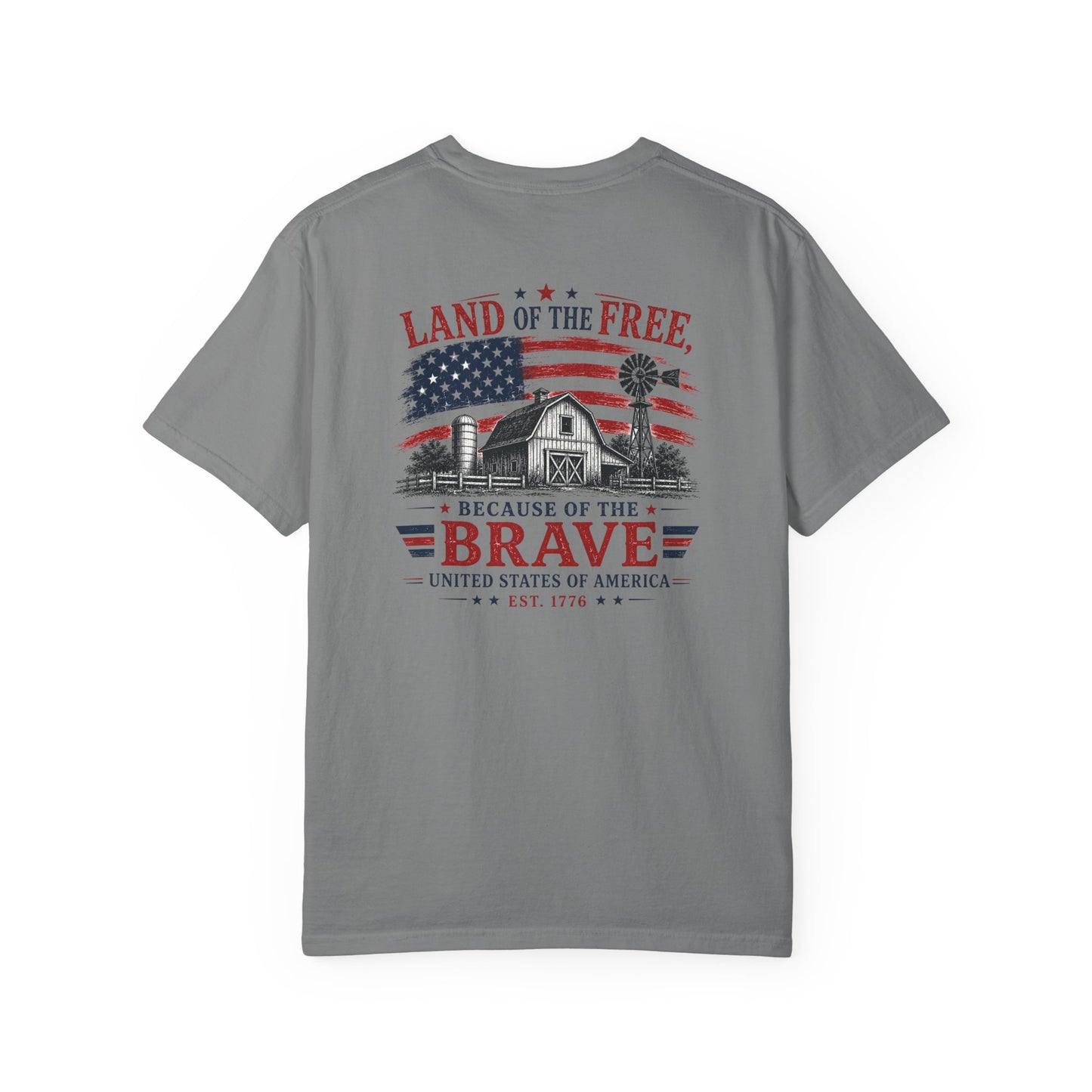 Land Of The Free Because Of The Brave T-shirt