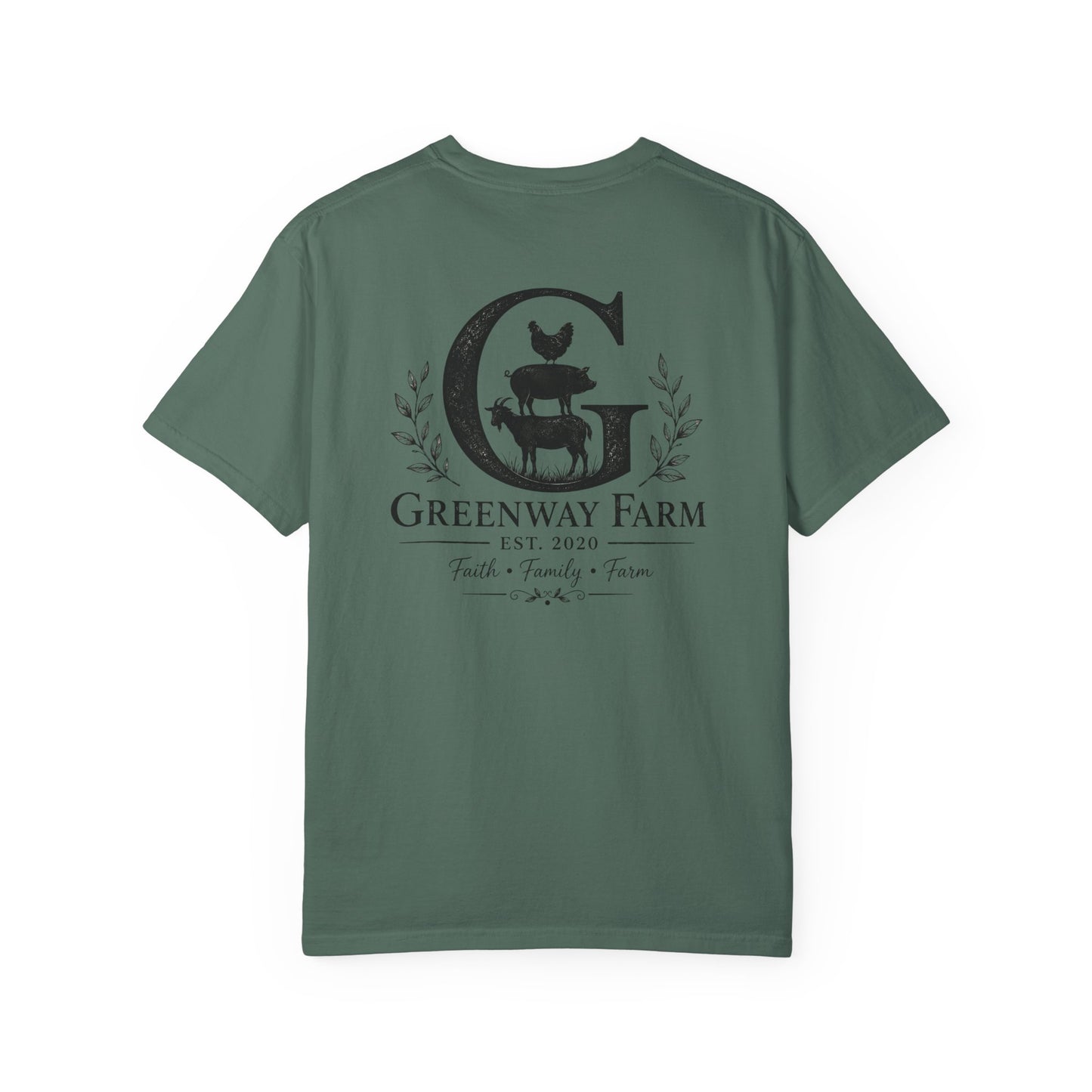 Greenway Farm-Faith, Family, Farm T-shirt