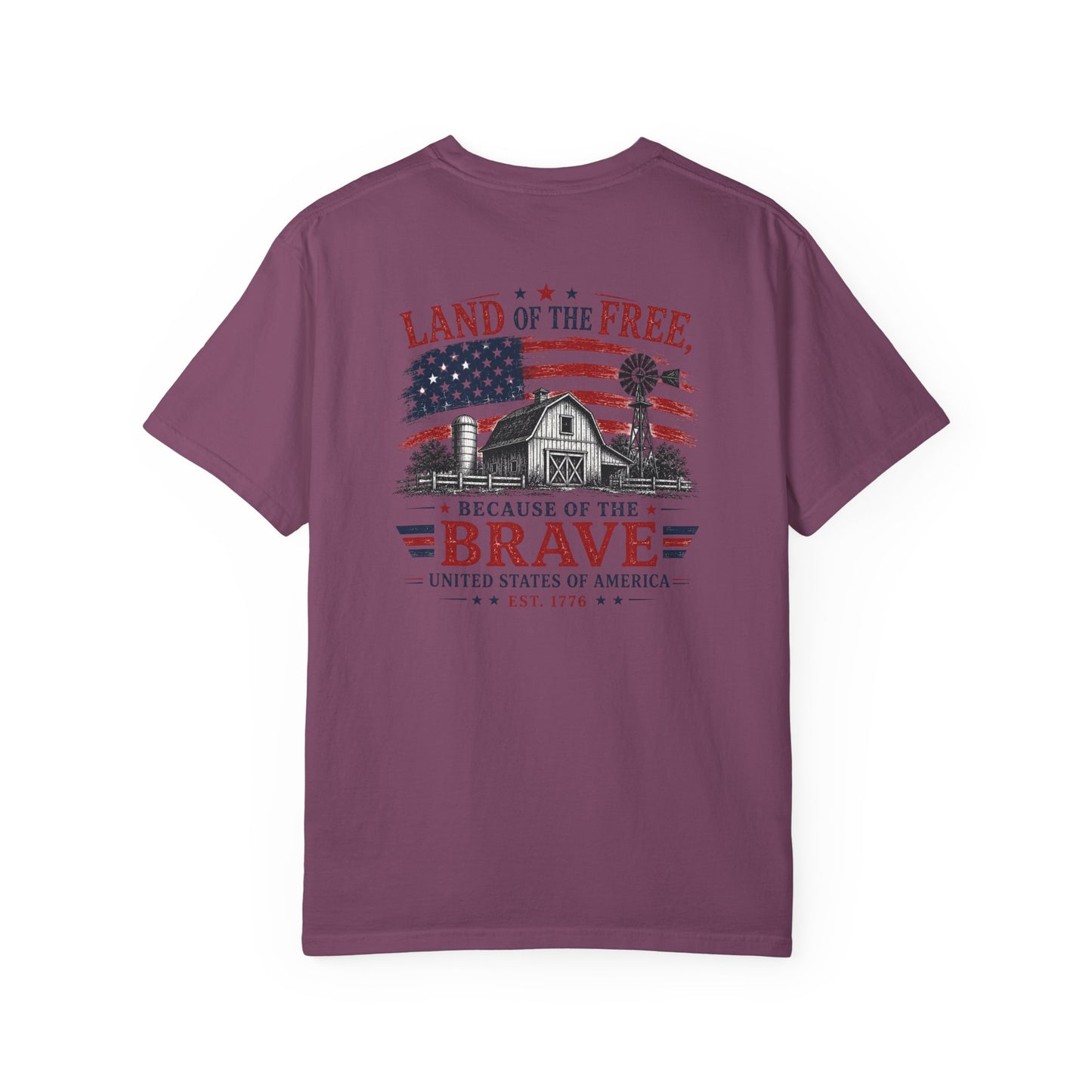 Land Of The Free Because Of The Brave T-shirt