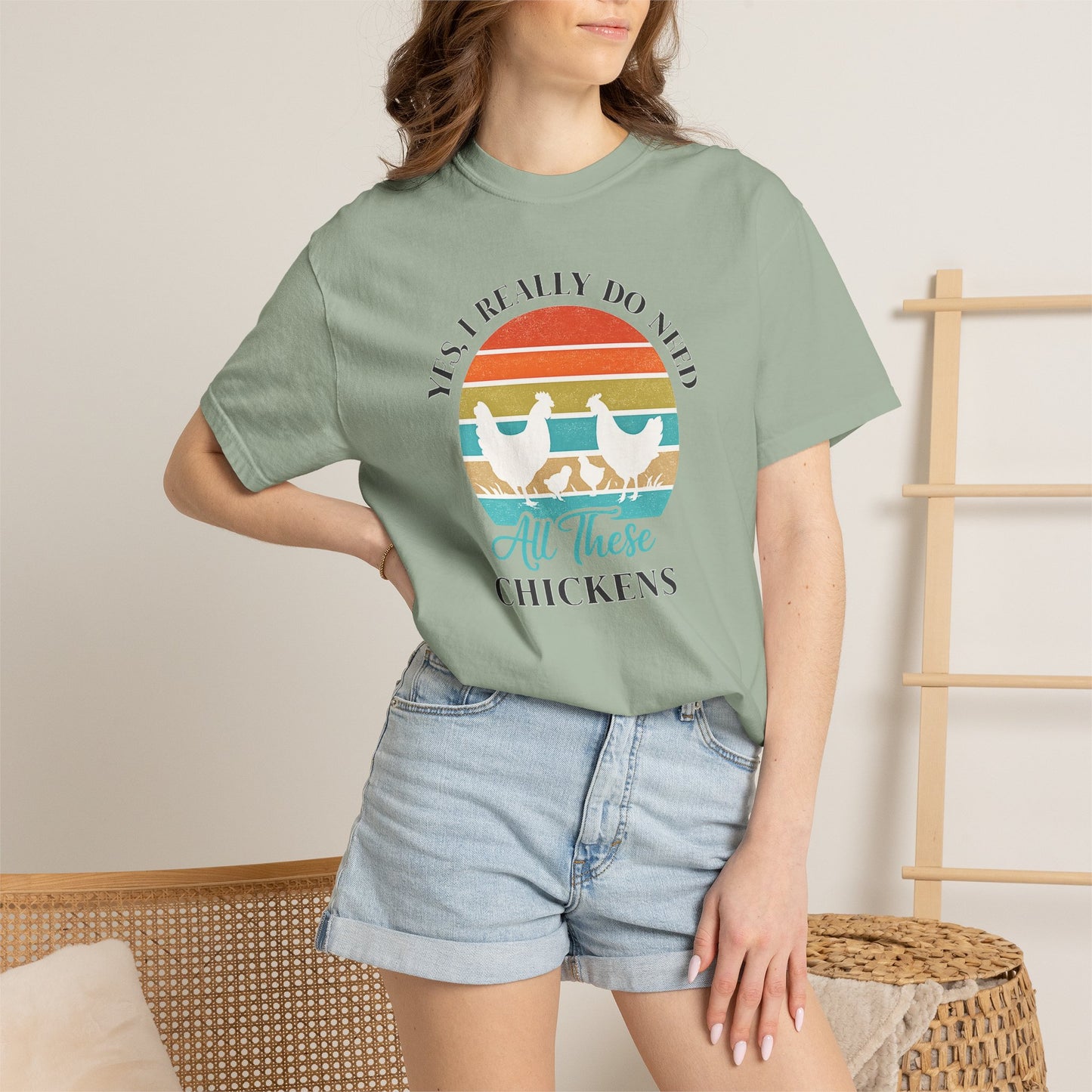 Yes I Really Do Need All These Chickens Unisex T-shirt