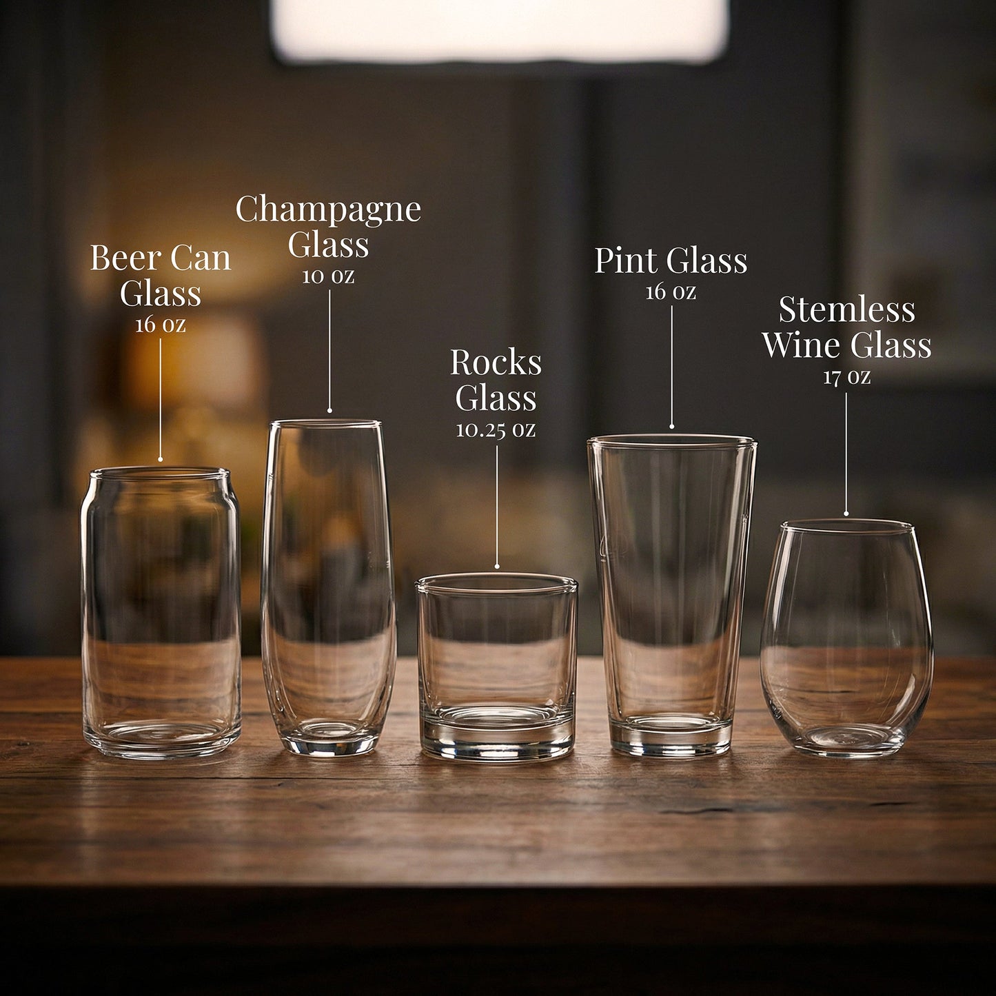 Hen Laser Engraved Glasses