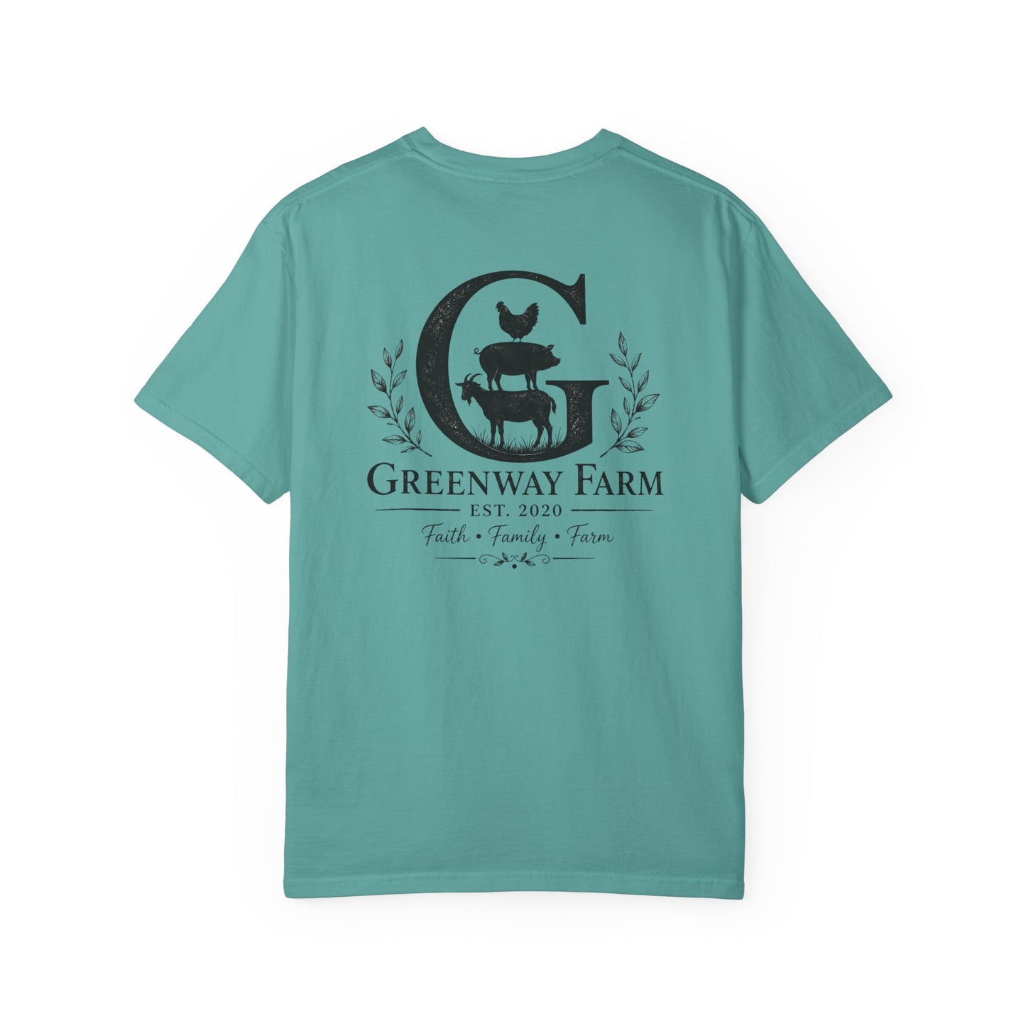 Greenway Farm-Faith, Family, Farm T-shirt