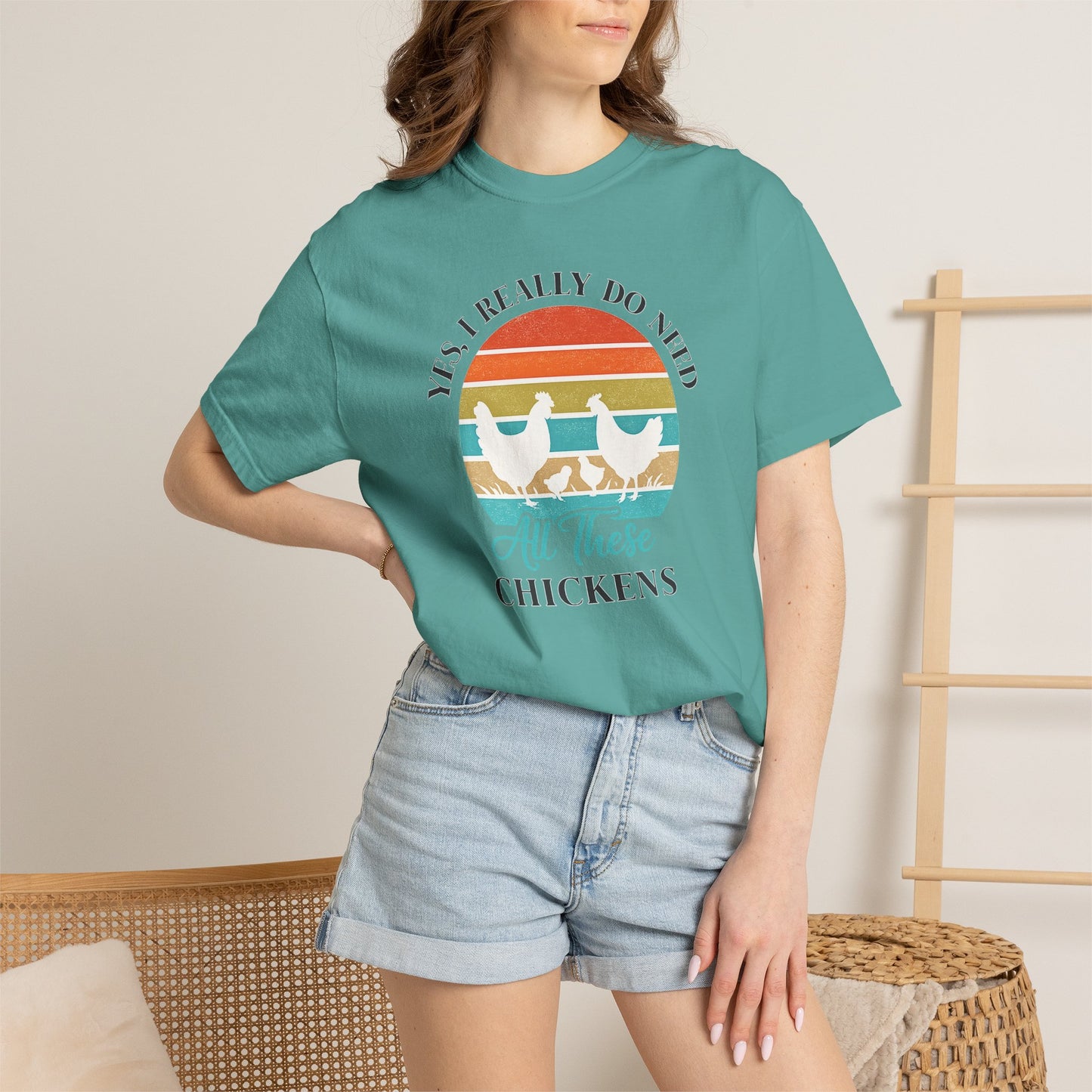Yes I Really Do Need All These Chickens Unisex T-shirt