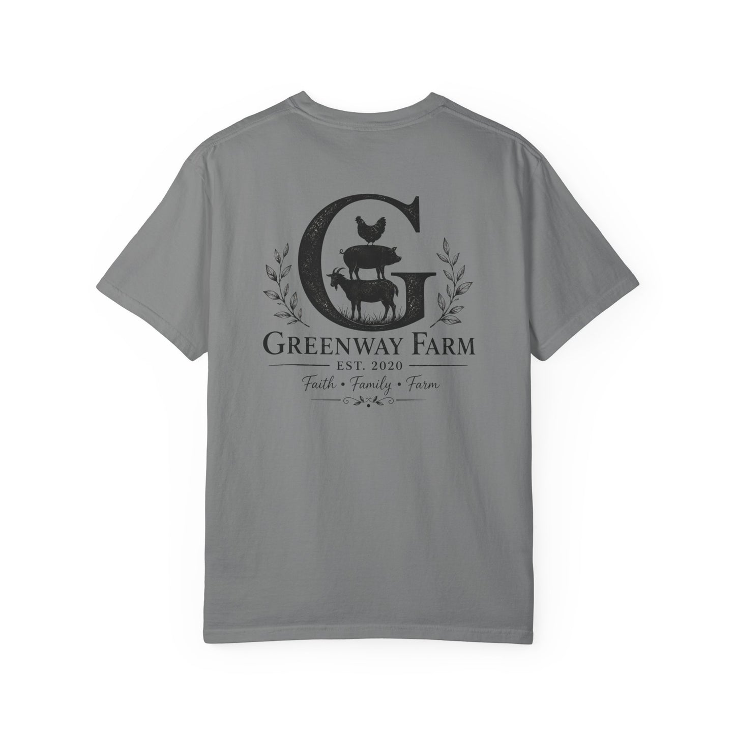 Greenway Farm-Faith, Family, Farm T-shirt