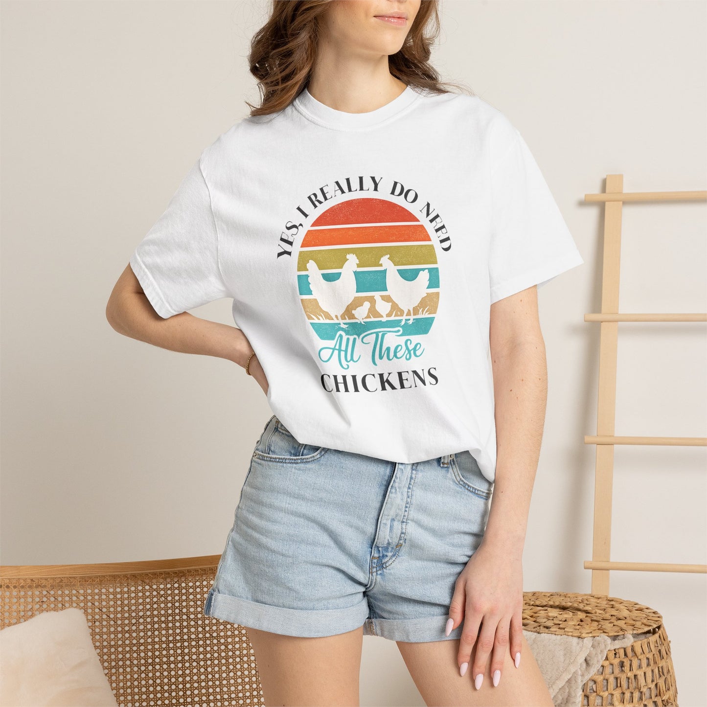 Yes I Really Do Need All These Chickens Unisex T-shirt
