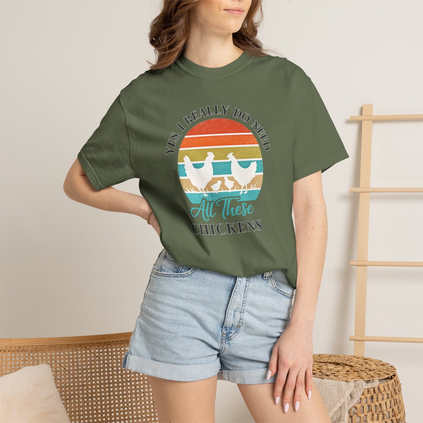 Yes I Really Do Need All These Chickens Unisex T-shirt