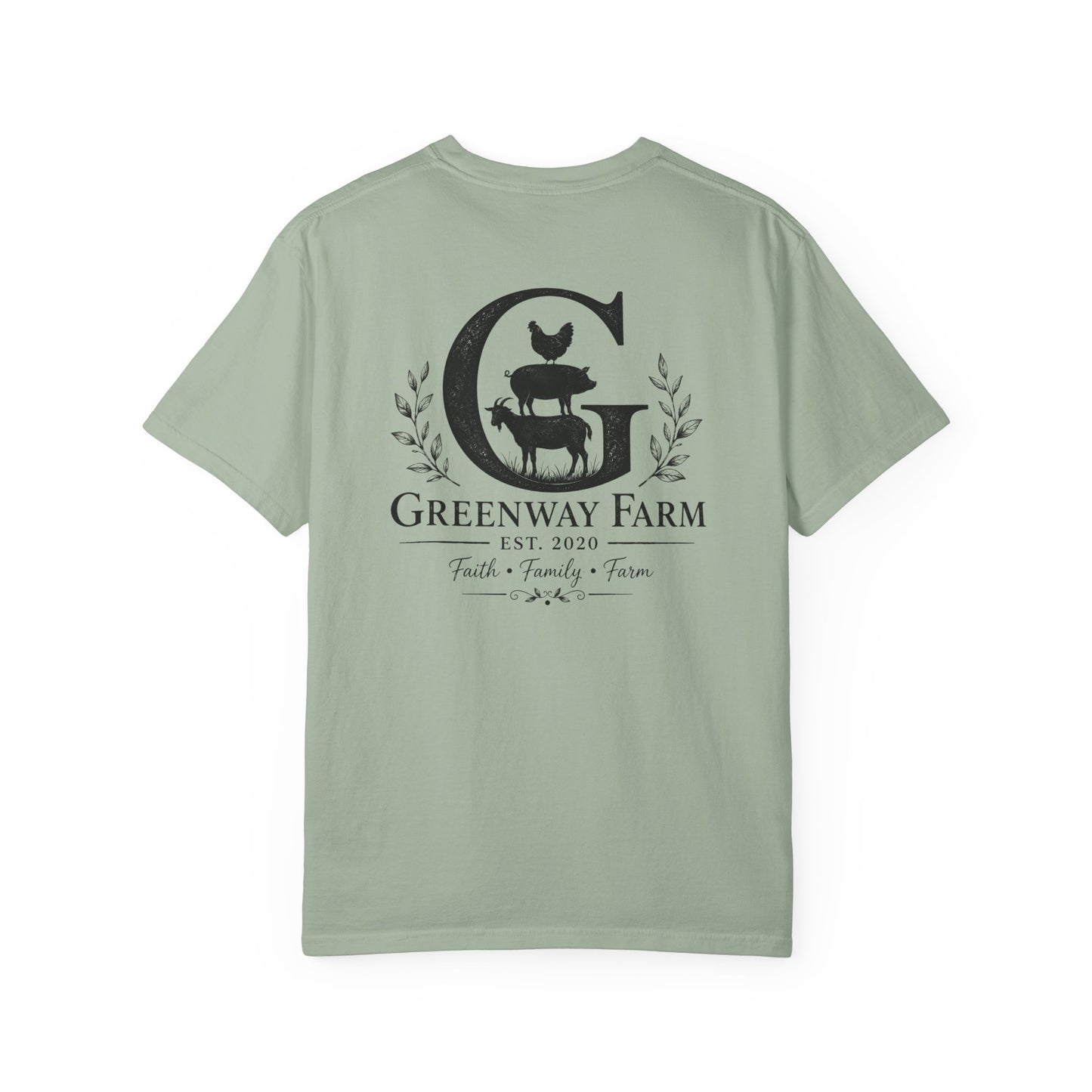 Greenway Farm-Faith, Family, Farm T-shirt